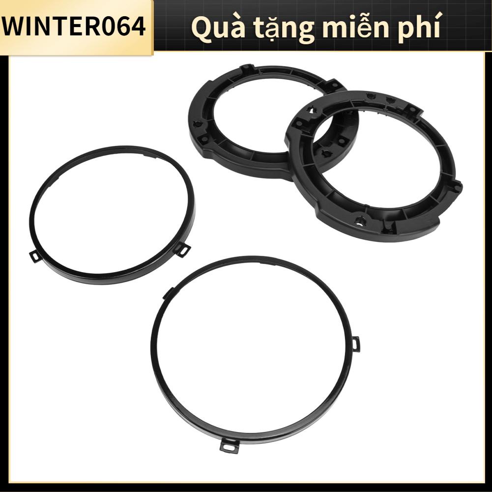 Winter064 Đèn Pha Tròn 7Inch Gắn Giá Đỡ Vòng Bộ Kim Loại Đen Thay Thế Cho Xe Jeep Wrangler JK 2007 Đến 2017
