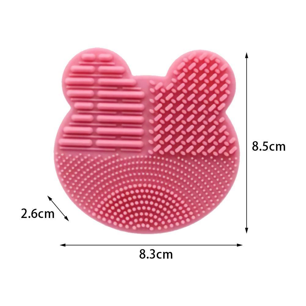 Dụng Cụ Vệ Sinh Cọ Trang Điểm Hình Gấu Dễ Thương C8K3