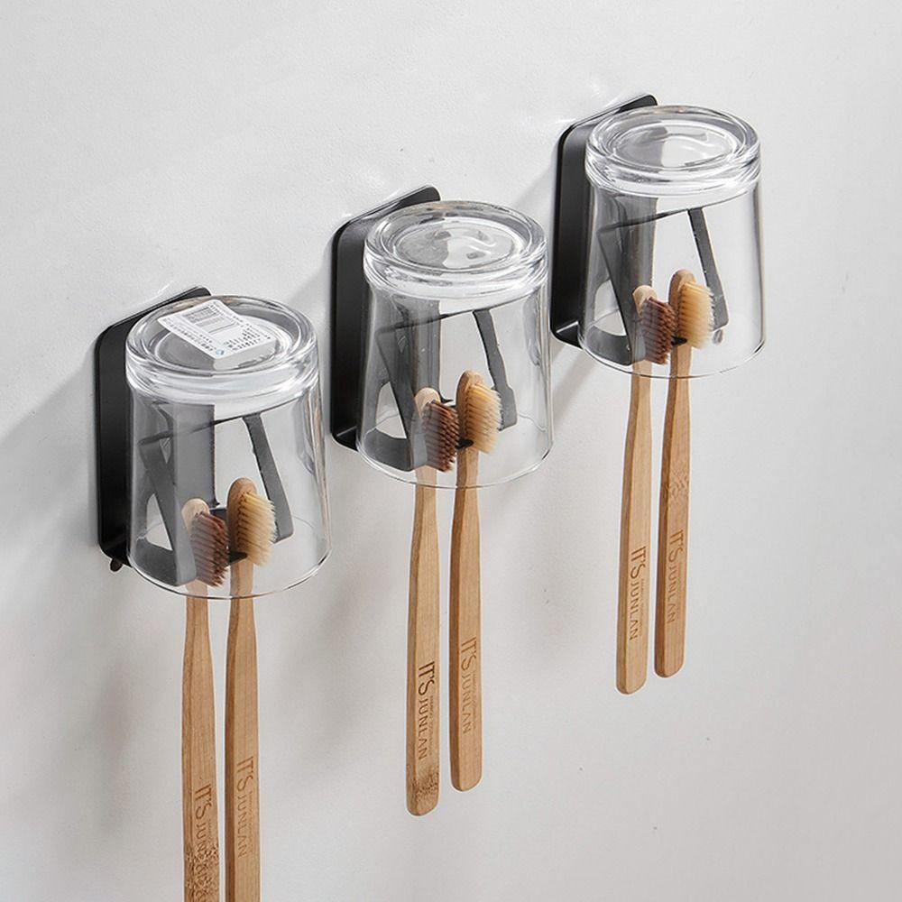 AARON1 Giá Đỡ Bàn Chải Đánh Răng Gắn Tường Bằng Nhôm Chống Thấm Nước Tiện Dụng