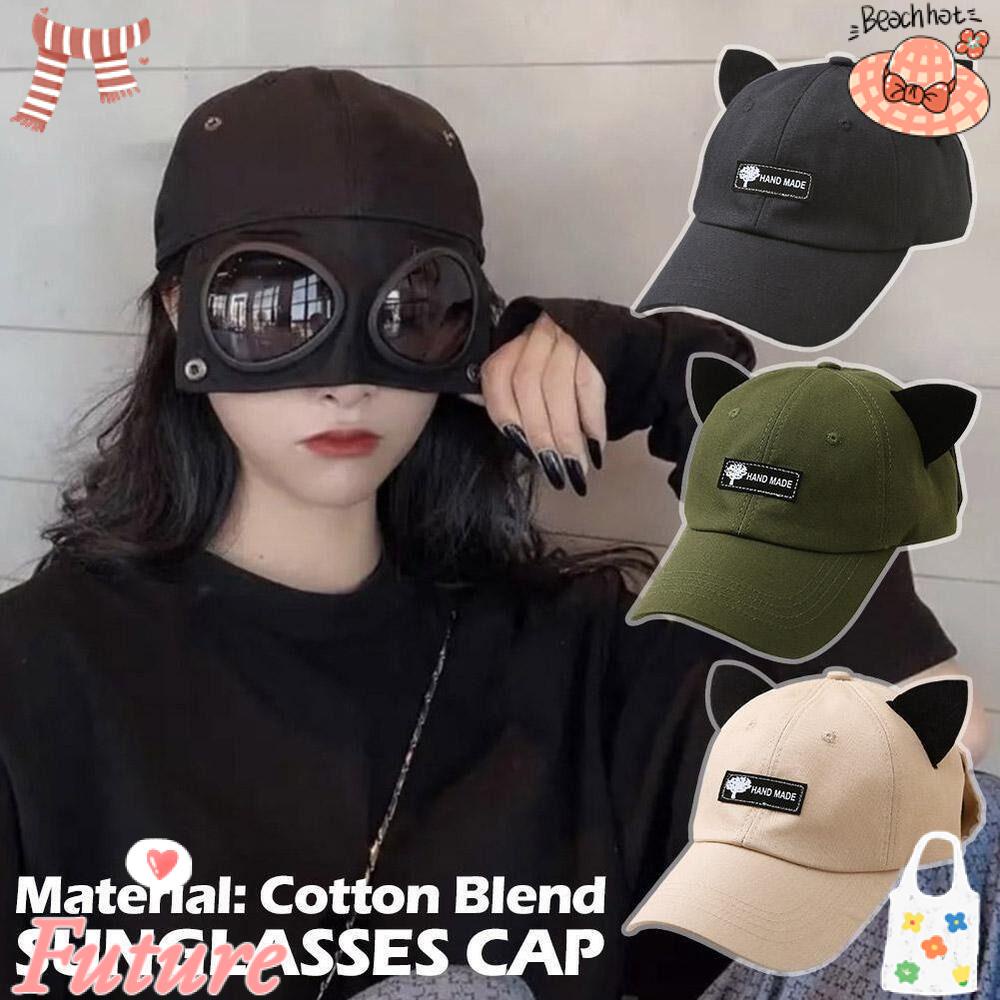 Mũ Lưỡi Trai Họa Tiết Chú Vịt Đeo Kính Râm Phong Cách Hip Hop Dễ Thương