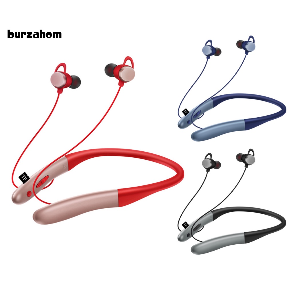 Set Tai Nghe Bluetooth 5.0 Đeo Cổ Từ Tính Âm Thanh Nổi Thấp Dùng Để Chơi Game Video