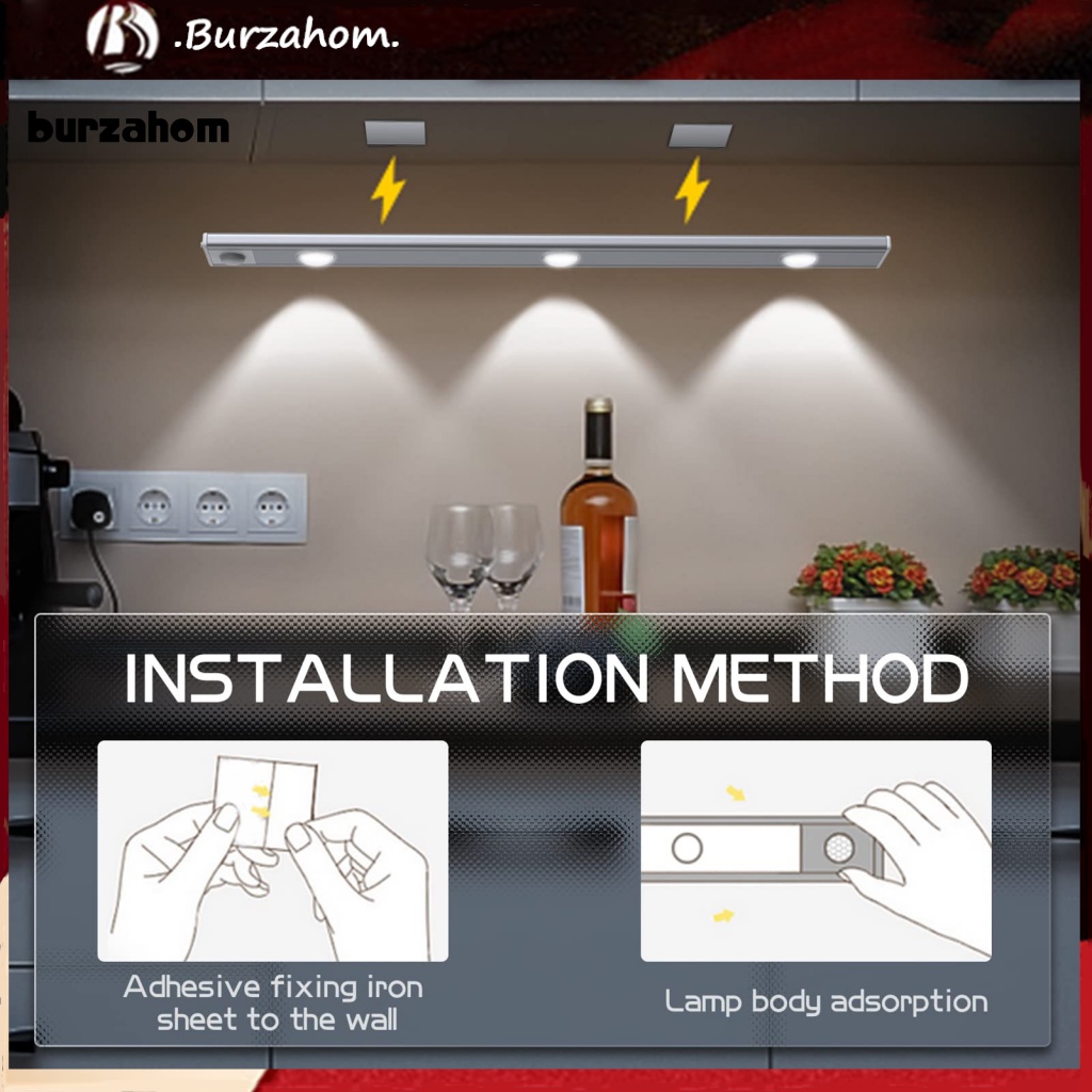 1 Bộ Đèn Led Cảm Biến Chuyển Động Hiệu Ứng Chuyển Động Vô Cực Độ Sáng Cao Đa Chế Độ Hút Từ Tính