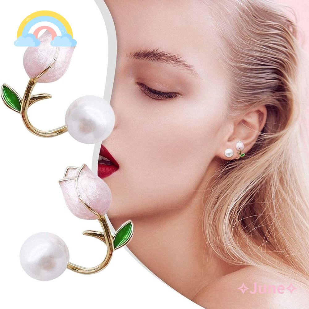 Khuyên Tai Hình Hoa Tulip Thanh Lịch Thời Trang