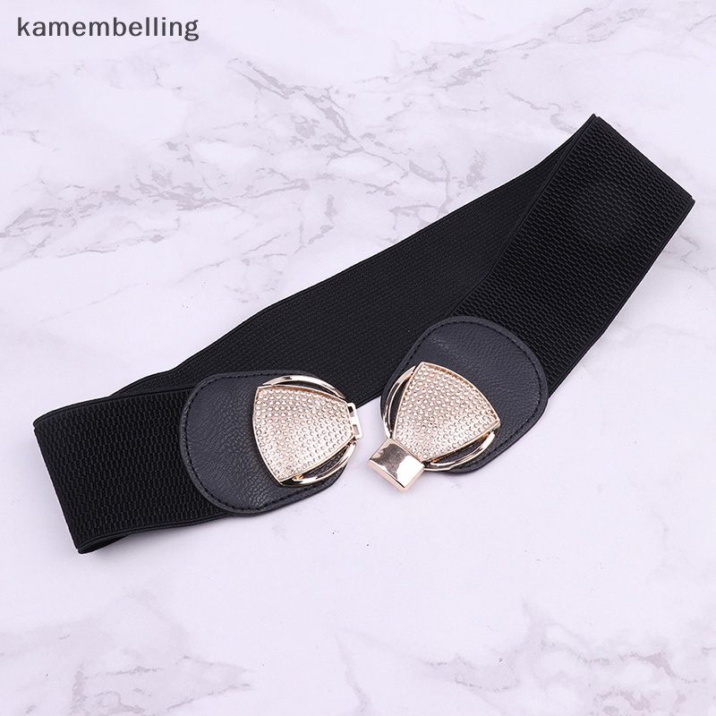 Thắt Lưng Nữ Bản Rộng Co Giãn Đính Đá Thanh Lịch