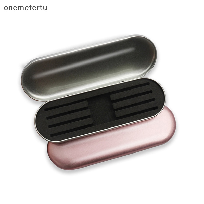 Onemetertu Hộp Thiếc Tinh Tế Đựng Nhíp Lông Mi Giả