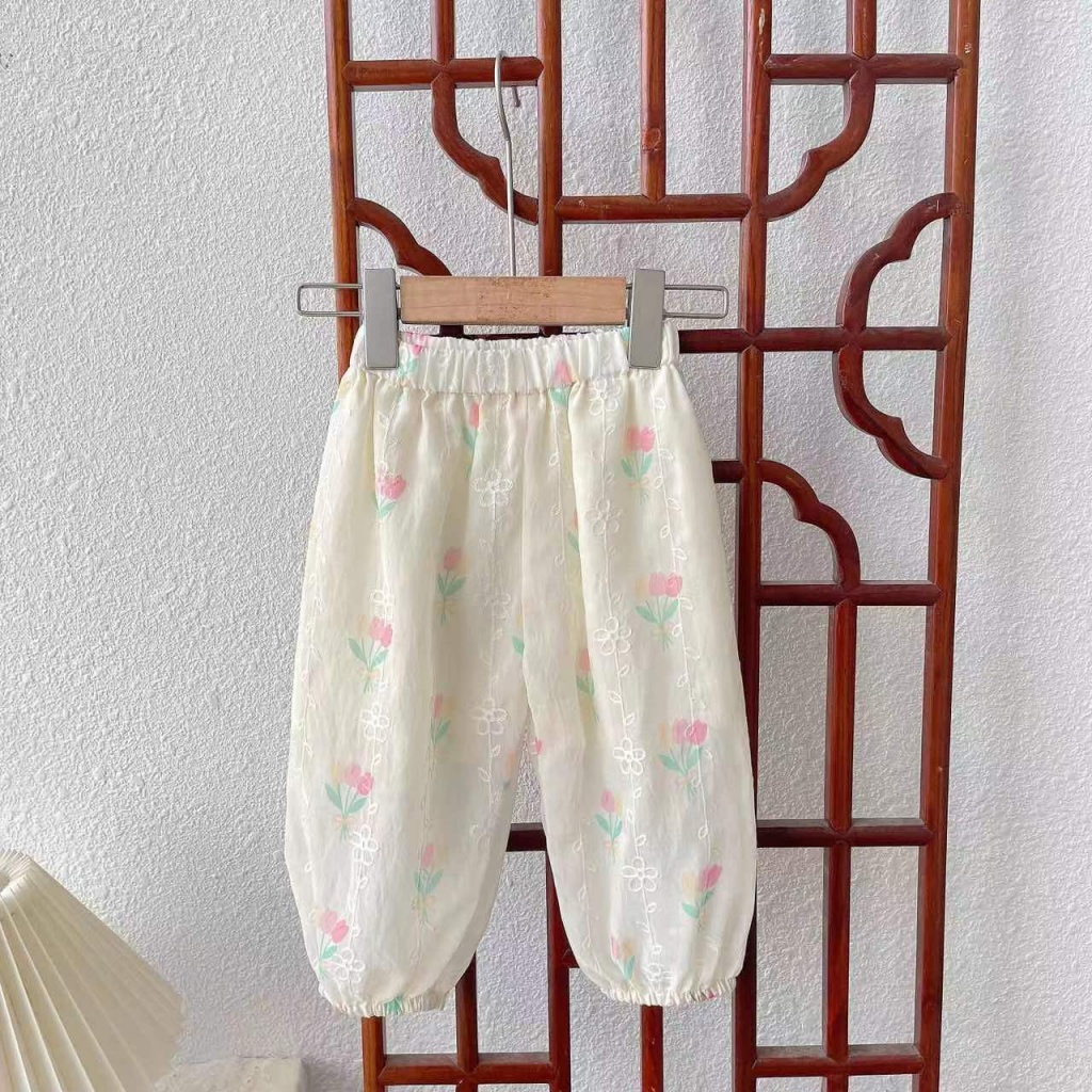 Hàng Mới Về Bộ Áo Thun In Hoa + Quần Short Thời Trang Hè 2023 Cho Bé Gái