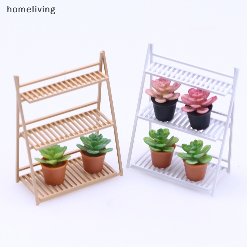 Chậu Hoa Mini Bằng Nhựa Cho Nhà Búp Bê