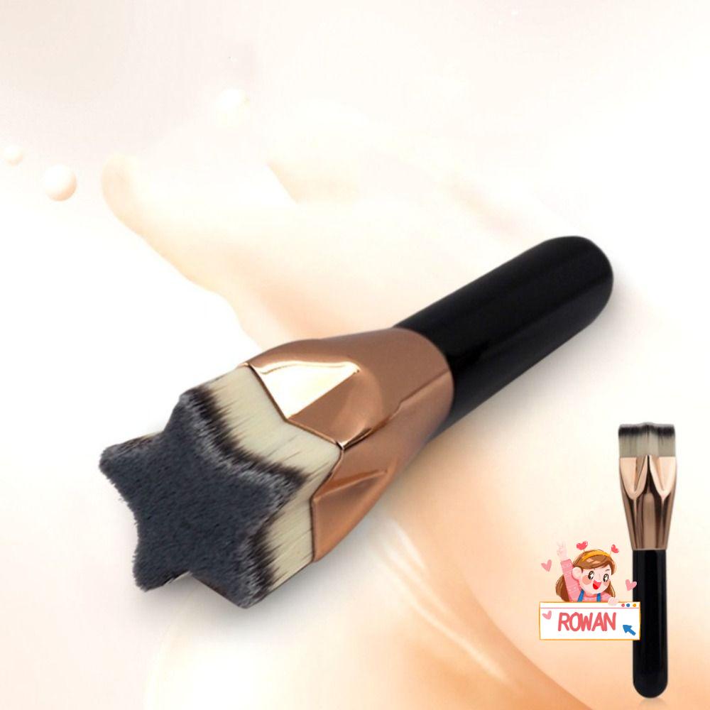 Kem Nền Dạng Lỏng ROWANS Năm Cánh Màu Đen Sáng Bóng Không Để Lại Dấu Vết