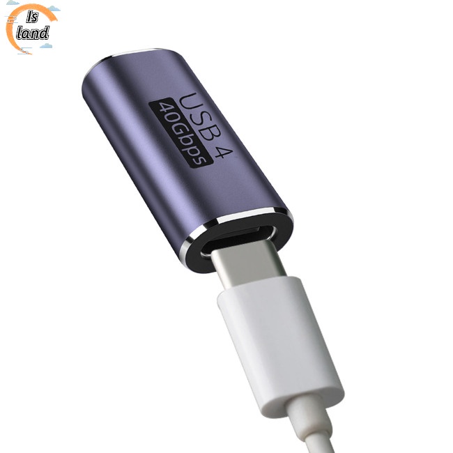 Đầu Nối Chuyển Đổi Type-C 4.0 Cái Sang C Cái 40gbps Pd100w Cho Máy Tính Bảng Thunderbolt 4