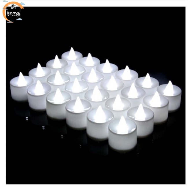 [IS] Đèn Led Hình Nến Không Lửa Chạy Bằng Pin Trang Trí Lâu Trôi (Sử Dụng Pin)