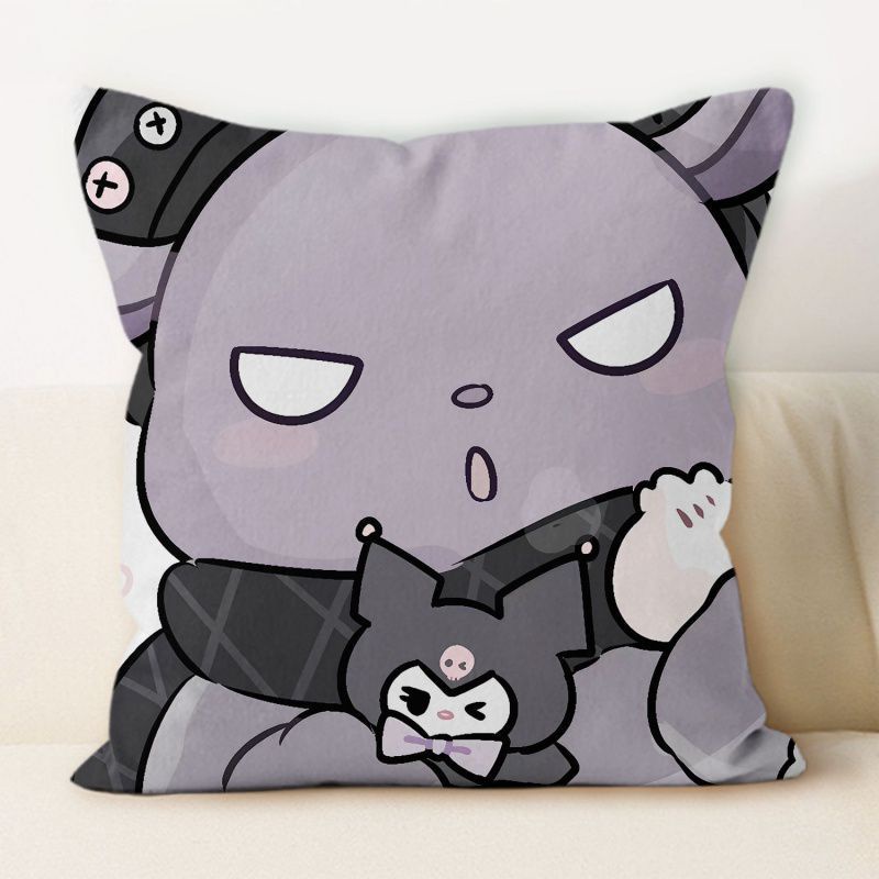 Gối Đệm Sofa Dày Dặn Chống Trượt Họa Tiết Hoạt Hình Sanrio Kuromi mymelody Cinnamon Purin Cá Tính