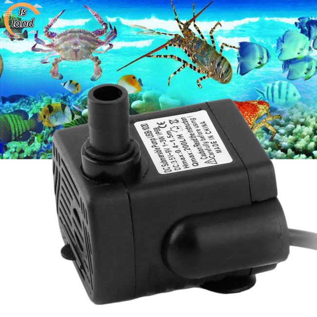 Máy Bơm Nước Chìm Mini 3W USB-1020 DC3.5V-9V Cho Bể Cá