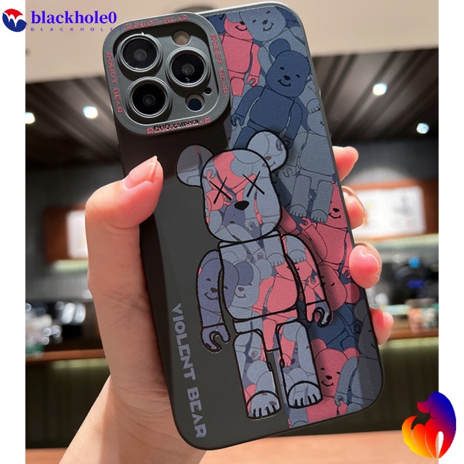 Ốp Điện Thoại Silicon Mềm Chống Sốc Họa Tiết Gấu Hoạt Hình Cho Iphone 14 13 12 11
