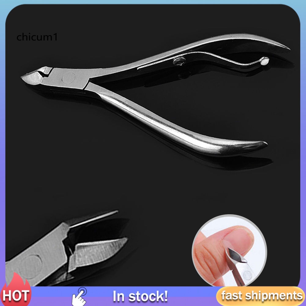 Bộ Kềm Cắt Móng Tay / Móng Chân Giả Bằng Thép Không Gỉ CC Dành Cho Salon