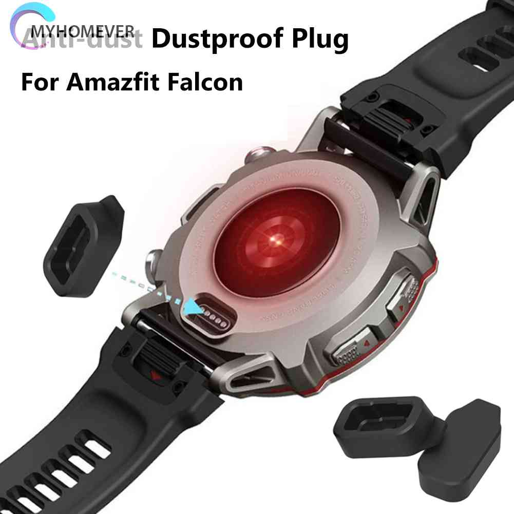 Bộ 2 / 6 Nắp Đậy Cổng Sạc Chống Bụi Bằng Silicone Cho Amazfit Falcon A2029