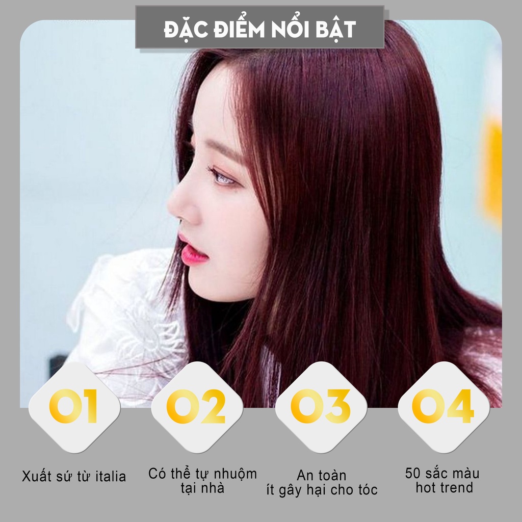 Màu nhuộm tóc tím phúc bồn tử cao cấp FANOLA Color Hair Cream 100ml - chính hãng
