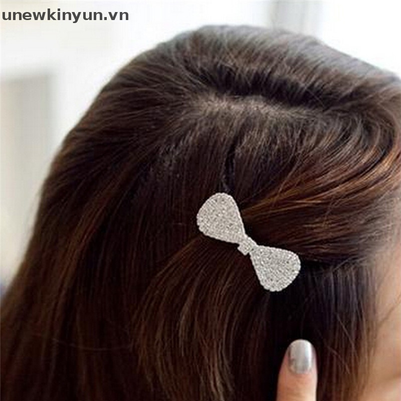 Kẹp Tóc Nơ Đính Đá Thời Trang 2017