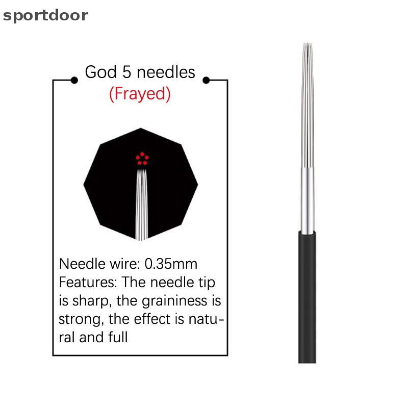 Bộ 10 Miếng Dán Tròn Phun Sương Trang Điểm Lông Mày Vĩnh Viễn