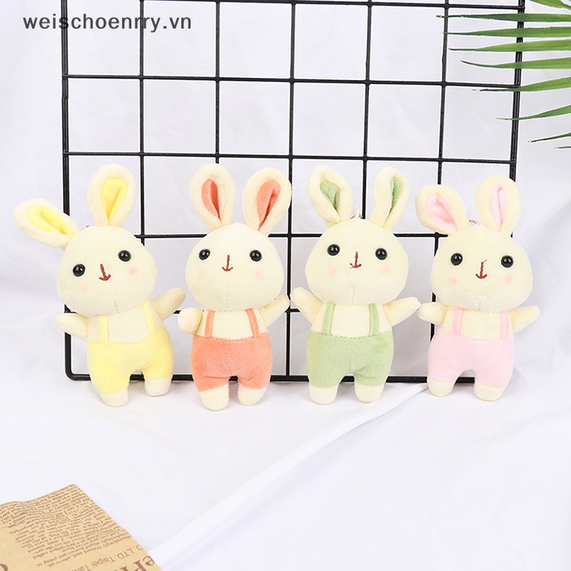 1 Móc Khóa Thỏ Nhồi Bông 12CM Đáng Yêu