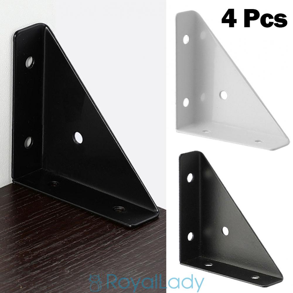 Bộ 4 Giá Đỡ Góc Tam Giác Bằng Sắt Tiện Dụng Cho Đồ Nội Thất