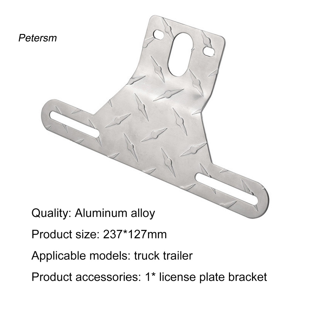Giá Đỡ Biển Số Xe Chất Liệu Hợp Kim Nhôm PP 8542125178 Phụ Kiện Chuyên Dụng Cho Xe Tải