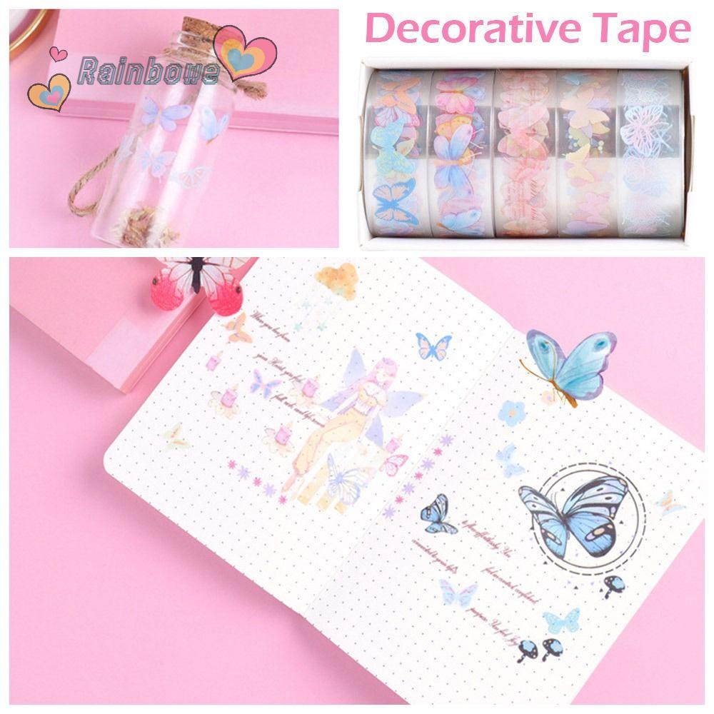 Set 2 Cuộn Băng Dính Trang Trí Hình Cầu Vồng