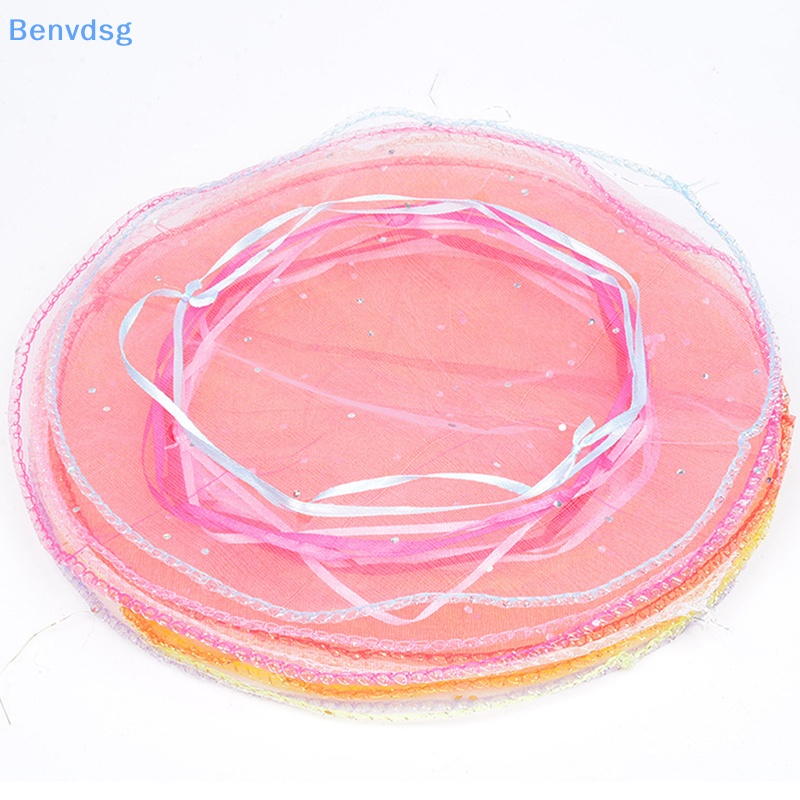 Set 10 Túi Dây Rút Hình Tròn 25cm Đựng Trang Sức / Kẹo / Quà Giáng Sinh / Tiệc Cưới