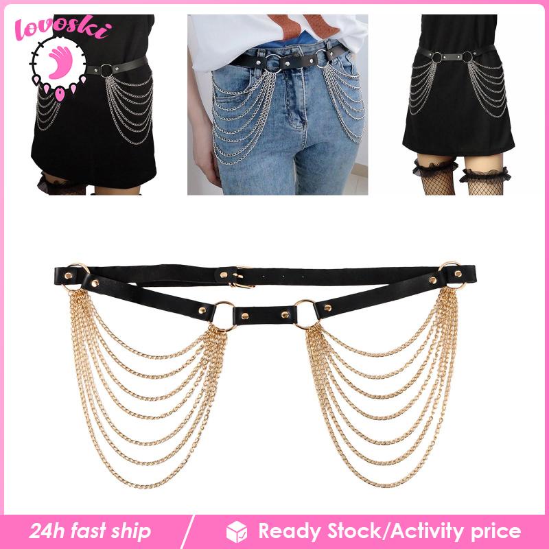 Dây Xích Đeo Thắt Lưng Phong Cách Gothic Thời Trang Đi Hộp Đêm