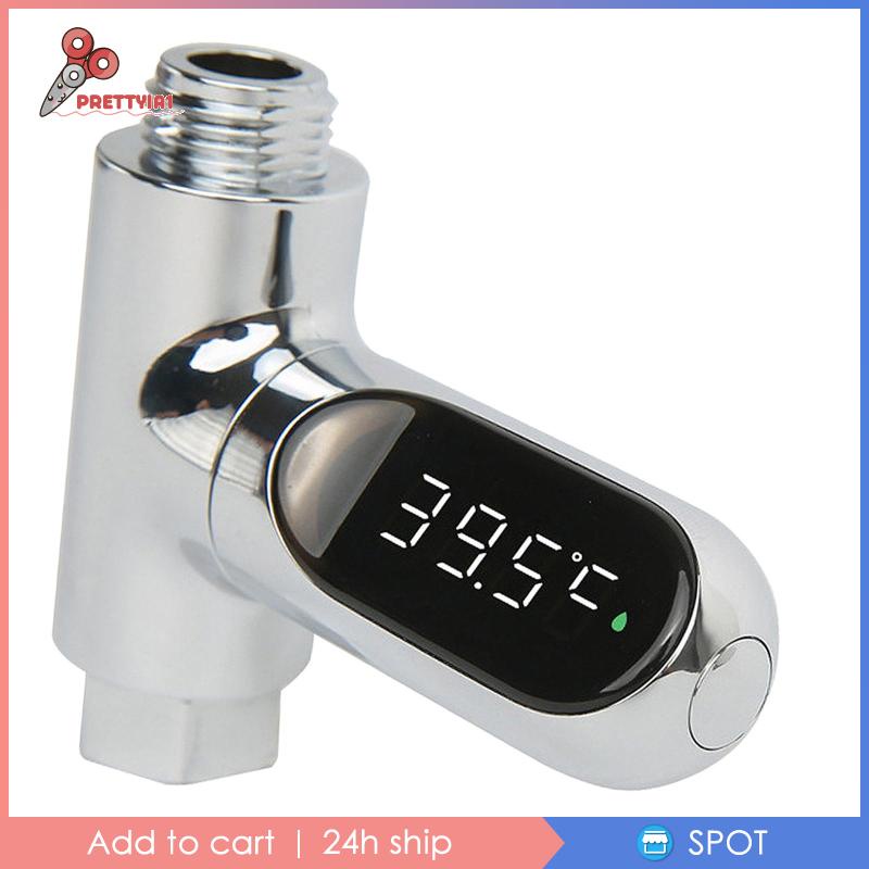 Nhiệt Kế Điện Tử Thông Minh Có Đèn LED Kỹ Thuật Số Cho Nhà Bếp / Nhà Tắm Prettyia1