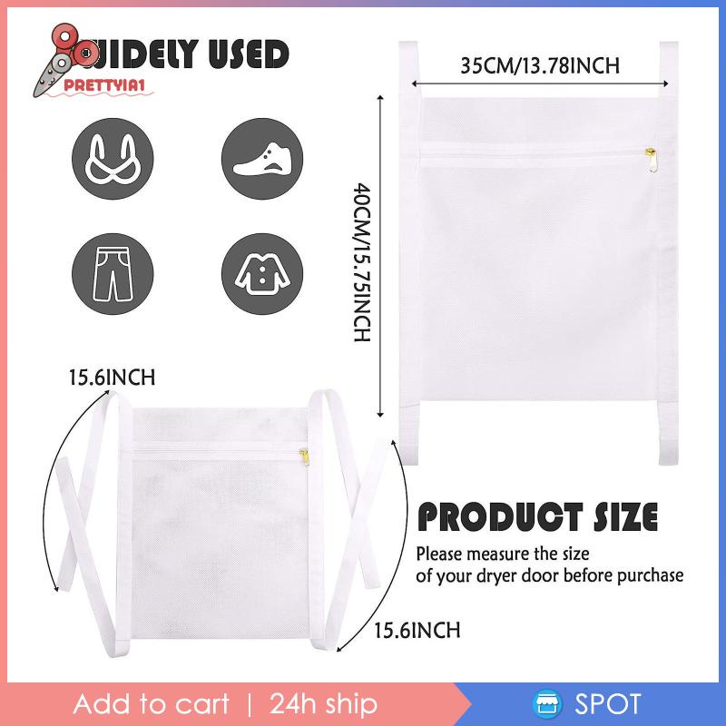 [Prettyia1] Túi Lưới Giặt Giày Thể Thao Dễ Dàng Cài Đặt Và Khô