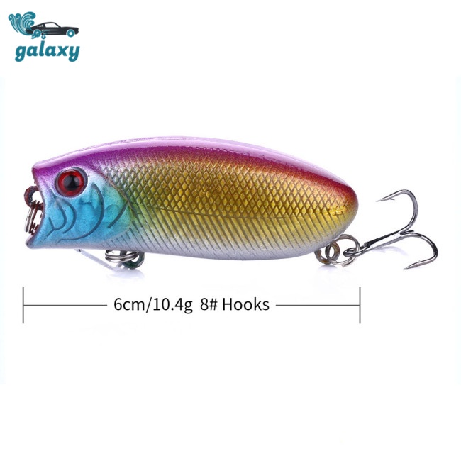 Galaxy Mồi Giả Nhử Cá 8 Màu 6cm / 10.4g Bằng Nhựa Cứng