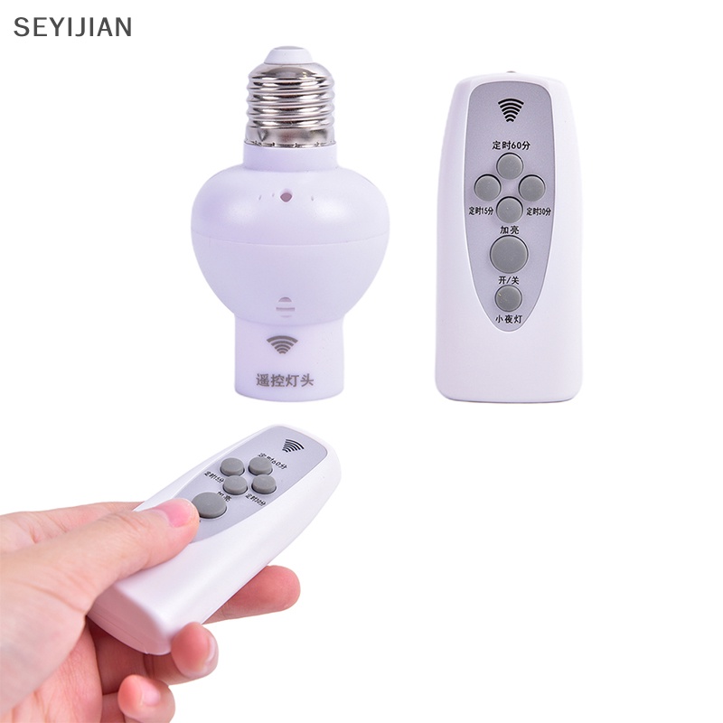 Chuôi Đèn E27 Không Dây Cảm Biến Âm Thanh Điều Khiển Từ Xa Tiện Dụng