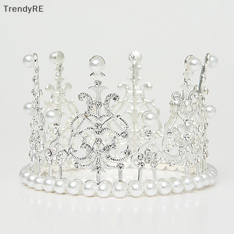 1 Vương Miện Ngọc Trai Trang Trí Bánh Kem