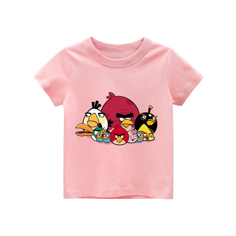 Áo thun trẻ em ANGRY BRIDS , 8 màu áo, đầy đủ size có big size, MÀU KHÁC NHẮN TIN SHOP