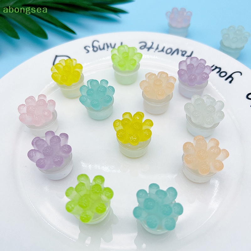 Set 2 Đồ trang trí Xe Hơi Mini Bằng Nhựa Phát Quang Độc Đáo Dùng Trang Trí