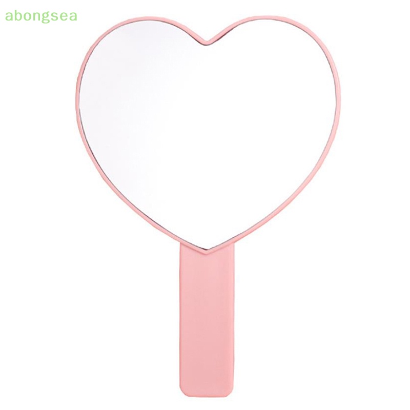 Abongsea 1 Gương Trang Điểm Cầm Tay Kèm Tay Cầm Tiện Dụng Cho Salon Làm Tóc