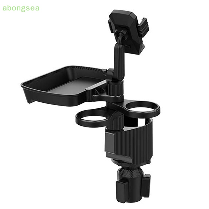 Khay Đựng Ly Nước / Điện Thoại Xoay 360 Độ Trên Xe Hơi Tiện Dụng