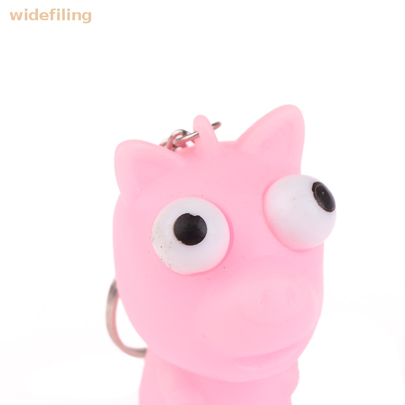 Móc Khóa Đồ Chơi Nắn Bóp Đàn Hồi Giảm Stress Hình Động Vật Dễ Thương