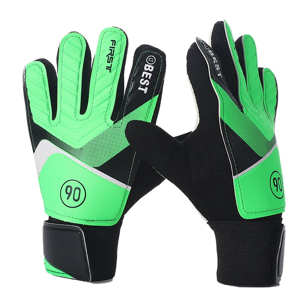 Gloves Football Goalkeeper Super Grip Palms Comfortable Practical Breathable For Boys Kids Children Youth Soccer [Q/10]