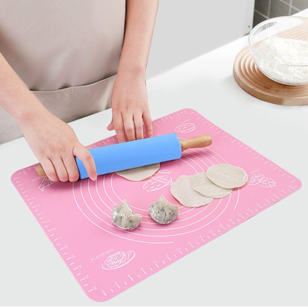 YANN1 Cây Lăn Bột Làm Bánh Cán Gỗ Mới