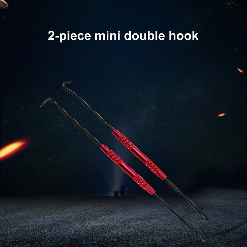 Sealer 2-Piece Set Double-Headed Mini Hand Hook Seal Ring Screwdriver O-Ring Puller [Q/8]