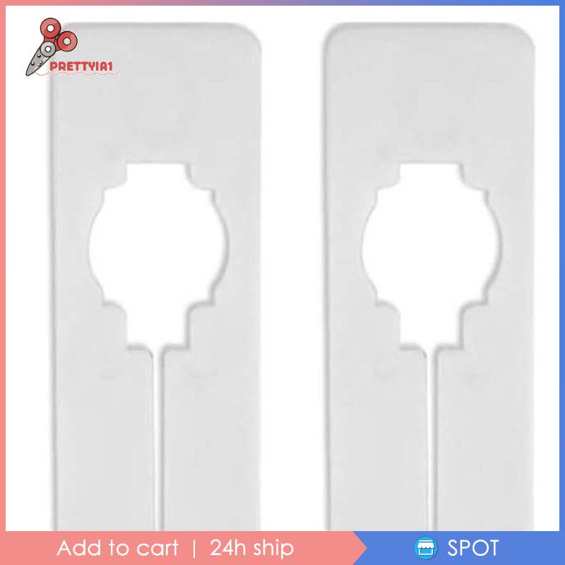 [Prettyia1] Set 30 Móc Treo Quần Áo Chia Ngăn Nhiều Màu Sắc