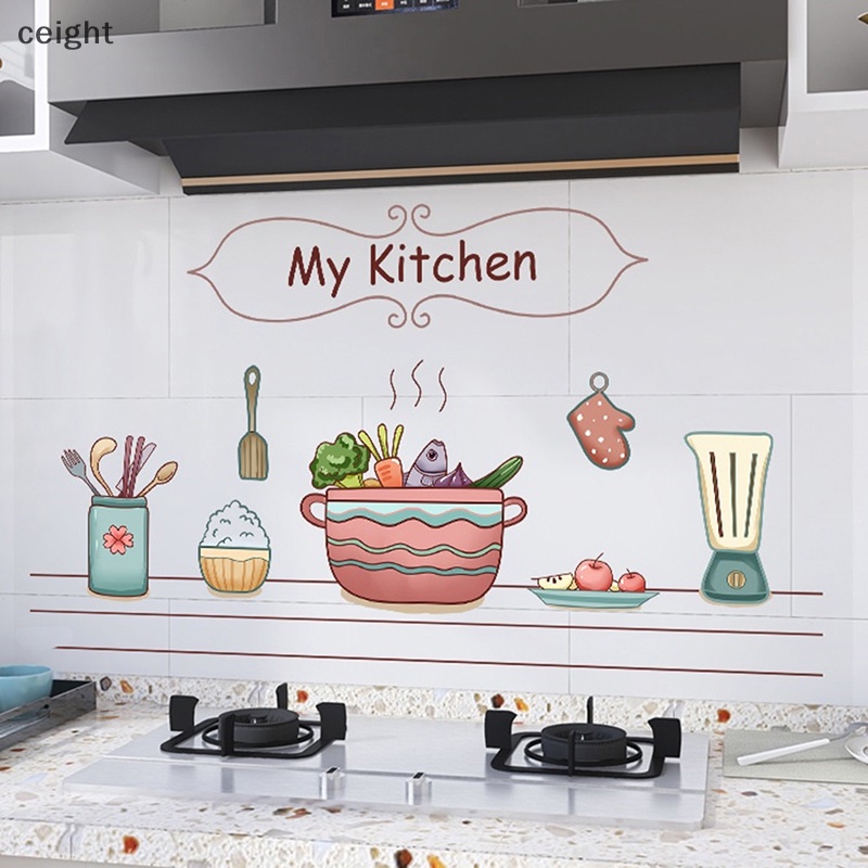 Giấy Dán Tường Tự Dính Chống Dầu Chống Nước Cho Nhà Bếp Kích Thước 30 * 90cm 60 * 90cm