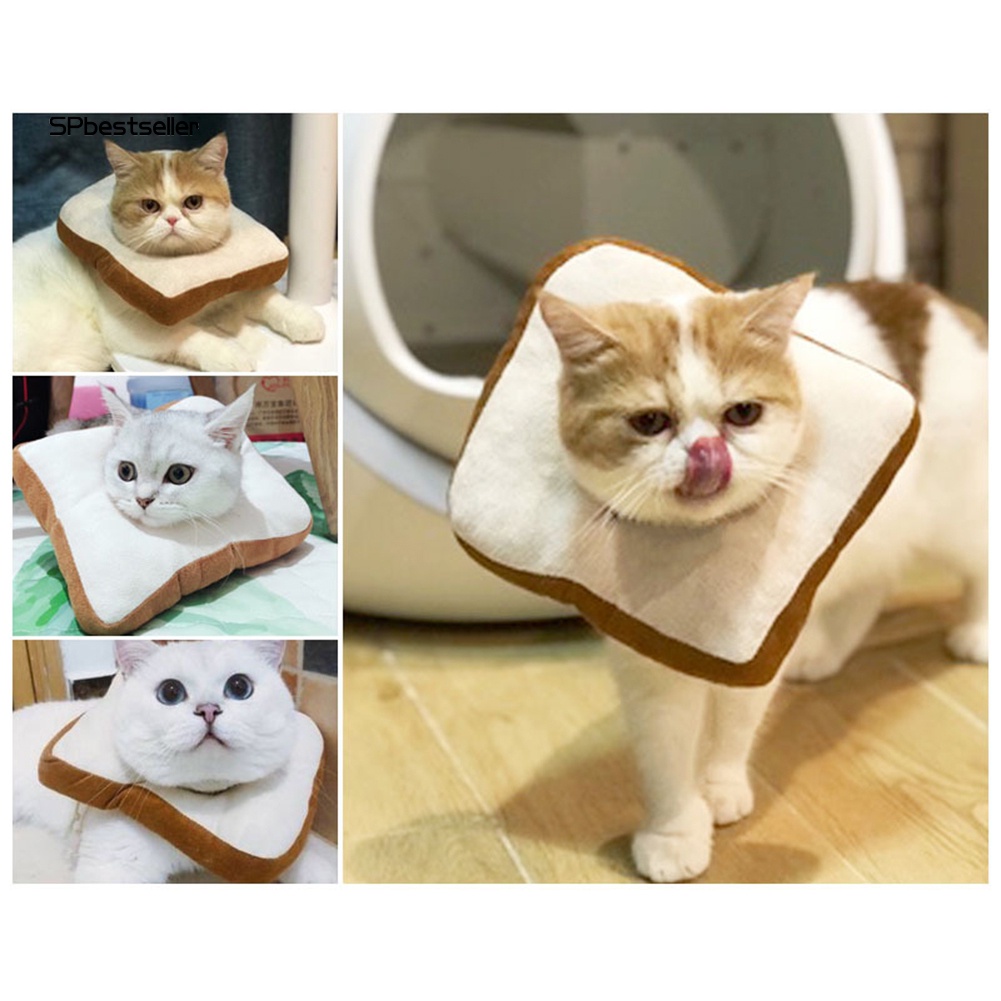 Khăn Choàng Cổ Hình Bánh Mì Hoạt Hình Mềm Mại Dành Cho Cún Cưng