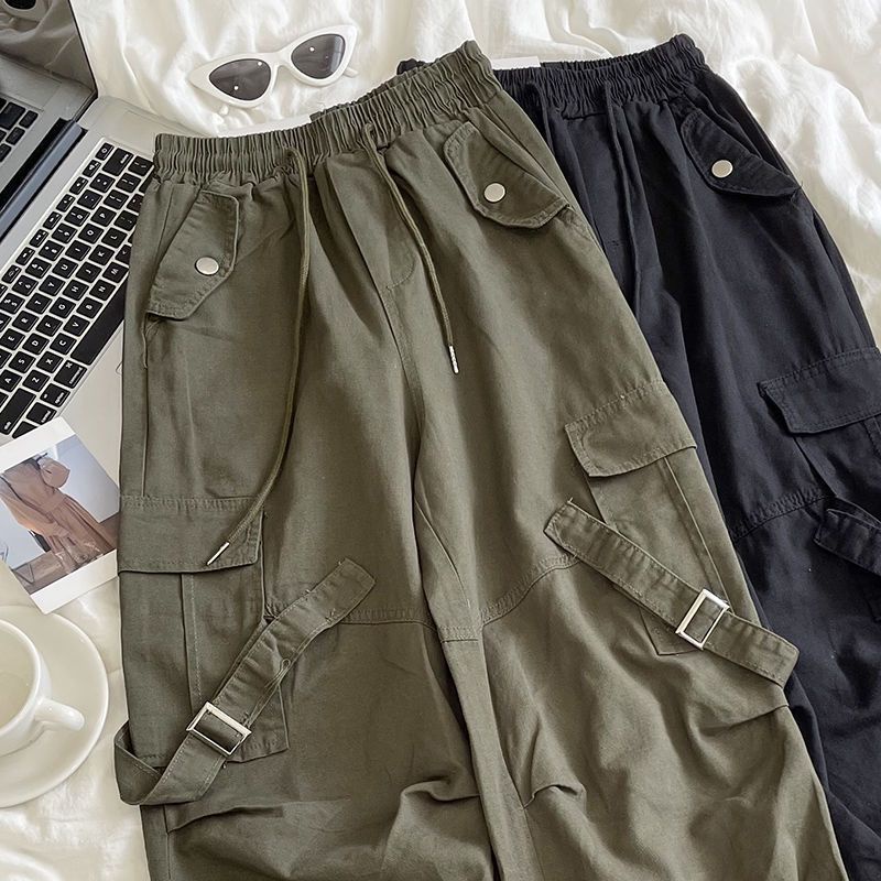 Quần Dài Lưng Cao Thiết Kế Mới Thời Trang Theo Phong Cách Nhật Bản Dành Cho Nữ