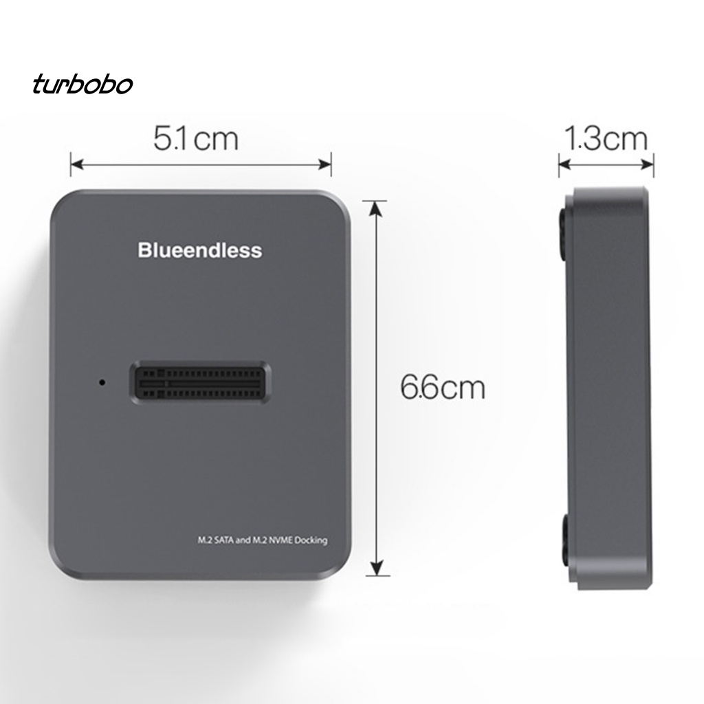 Khay Đựng Ổ Cứng Bằng Hợp Kim Nhôm Cho Desktop M.2 SATA / NVMe Type-C 3.1