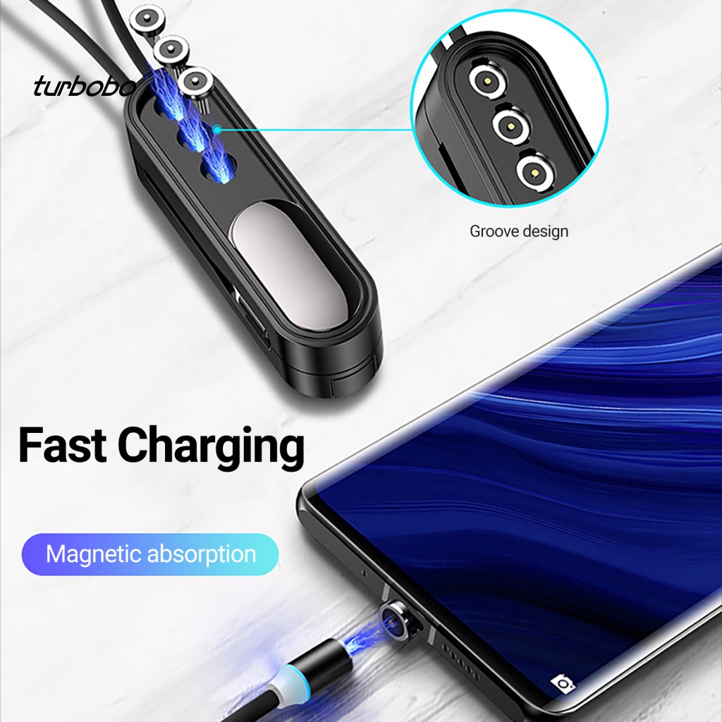 Cáp Sạc Nam Châm Siêu Bền Chống Mòn Cho Android / Apple / Type-C