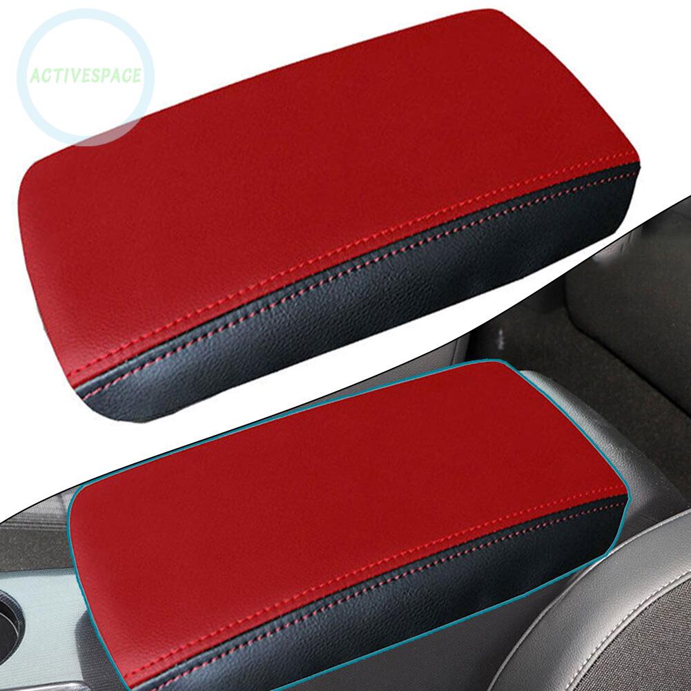 ​Armrest Cover Car Armrest Microfiber Microfiber Leather Red Pad Cover【HONDA】
