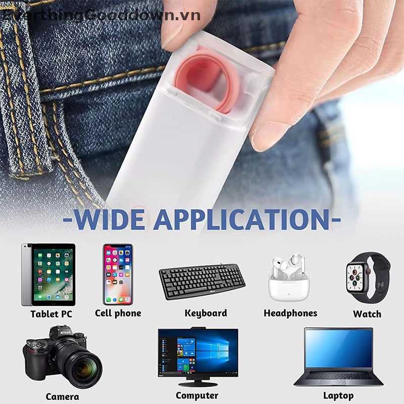 Set 1 Bộ Bàn Chải Làm Sạch Bụi Bàn Phím Máy Tính 7 Trong 1 Everthingooddown