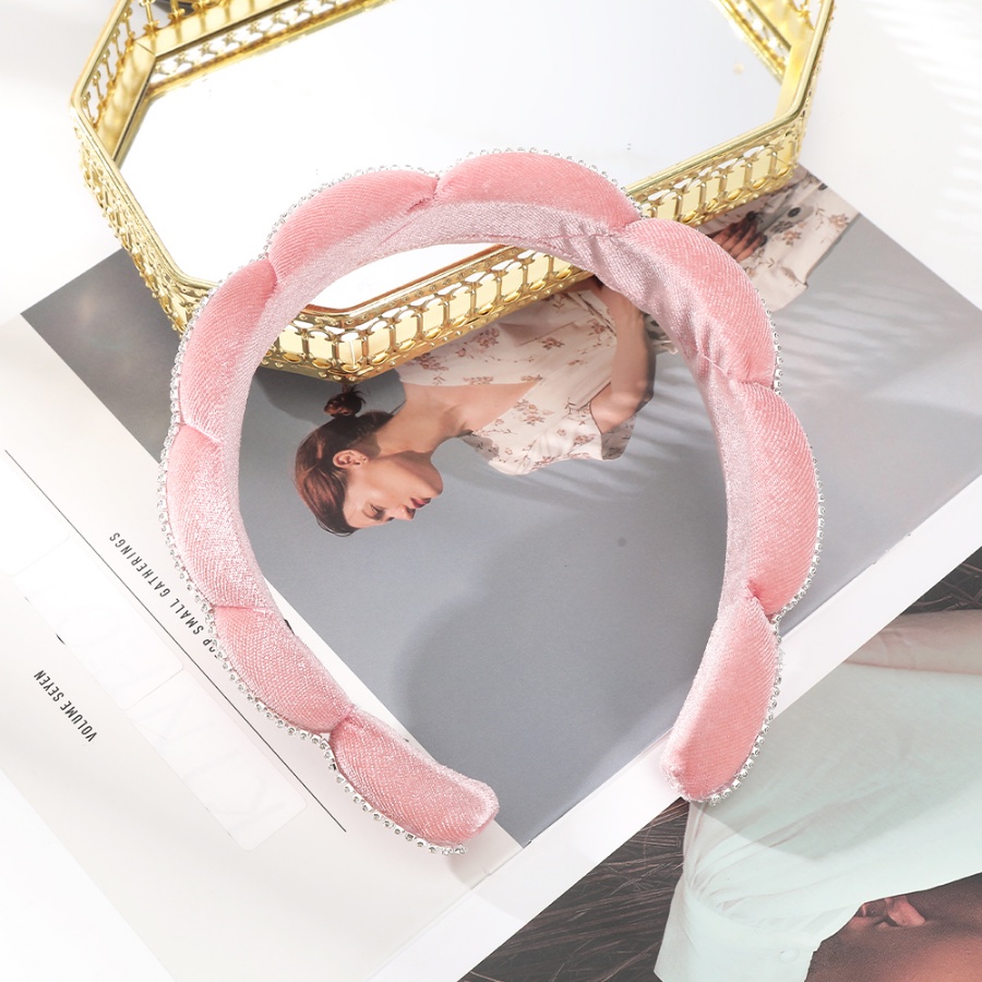 Băng Đô Nhung Đính Đá Thời Trang Hàn Quốc Cho Nữ